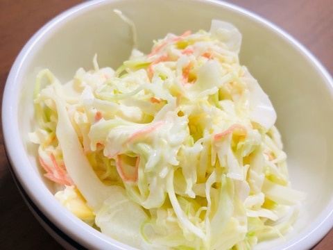 *簡単サラダ* カット野菜でコールスロー
